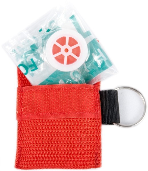 1pc CPR-Maske Schlüsselanhänger - Notfall-Beatmungsmaske Mit
